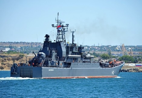 Thêm một tàu đổ bộ nữa của Hải quân Nga đã được điều đến phía Đông Địa Trung Hải
